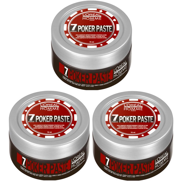 Loreal Homme Poker Paste 7 Force - 75ml x 3