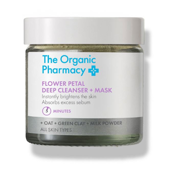 The Organic Pharmacy Flower Petal Deep Cleanser & Mask 60g